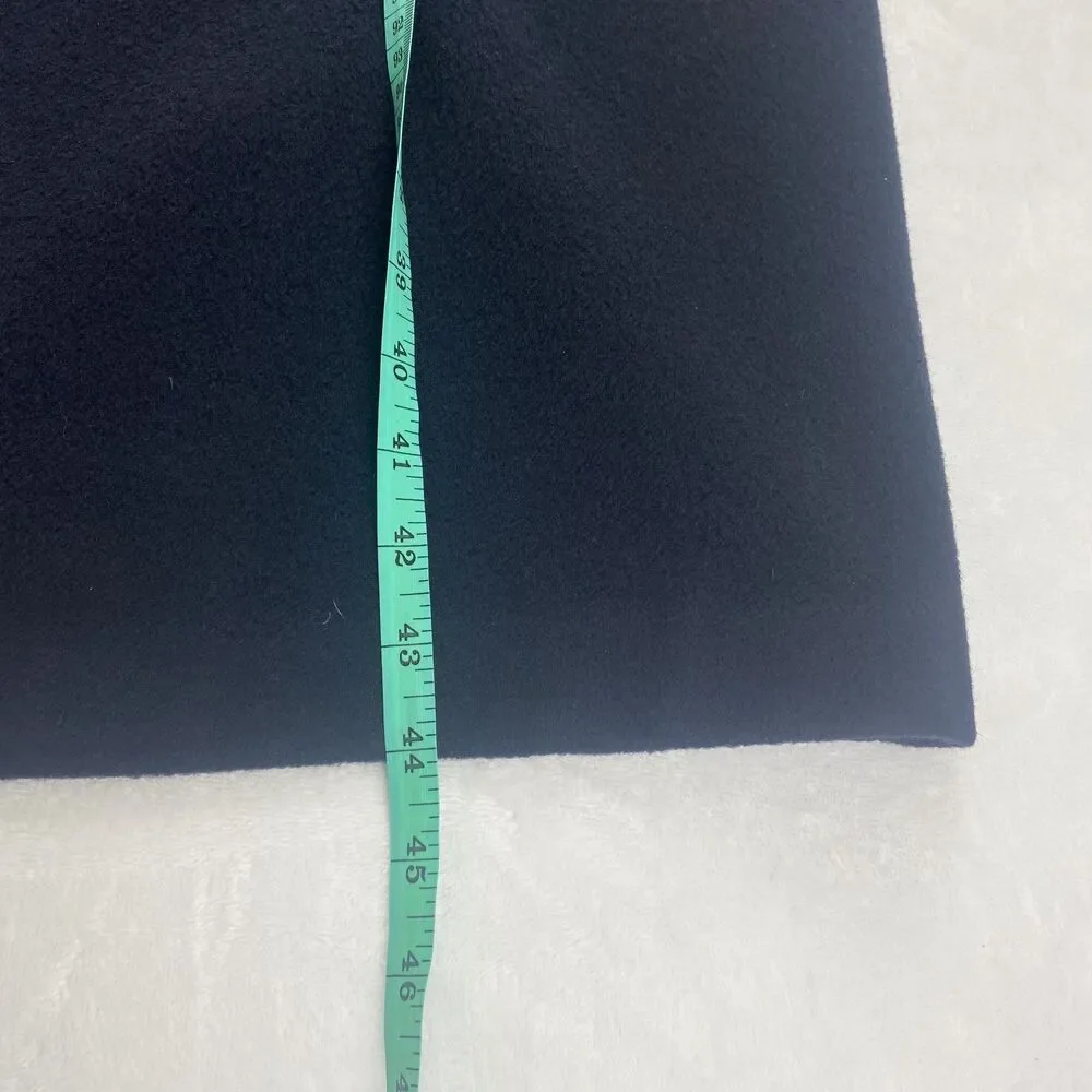 Vintage 100% Cashmere Overcoat Mens Extra Large Navy Long Winter Coat